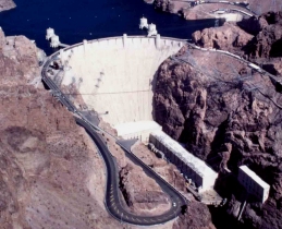 Hoover Dam Aerial shot